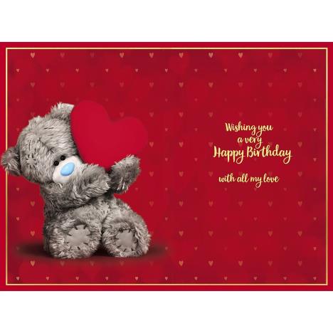 3D Holographic Husband Me to You Bear Birthday Card Extra Image 1